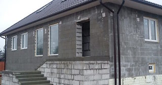 Фасад из газобетона для дома в Рузаевке - Строй-Рзв, качественная отделка от 2032 руб.